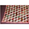 Image 2 : 19TH CENT. NEW ENGLAND HANDSEWN QUILT - 19TH CENT. TUMBLING 