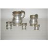 Image 2 : (5) GRADUATED PEWTER MEASURES - (5) 19TH CENT. ENGLISH BELLI