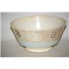 Image 2 : GRAPHIC DECORATED MOCHAWARE BOWL - 7 3/4" BANDED CREAMWARE B