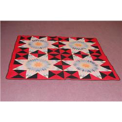 NEW ENGLAND HAND STITCHED QUILT - EARLY 20TH CENT. NEW ENGLA