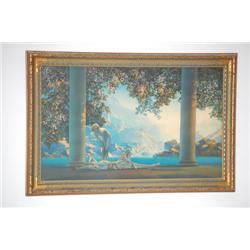 LARGE MAXFIELD PARRISH PRINT - EARLY 20TH CENT. MAXFIELD PAR