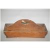 Image 2 : 19TH CENT. CARVED CUTLERY TRAY - WALNUT DIVIDED CUTLERY TRAY