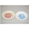 Image 1 : (2) STAFFORDSHIRE TRANSFER CHILDS ABC PLATES - (1) 7 1/8" RE