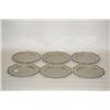 Image 1 : SET (6) 18TH CENT. ENGLISH PEWTER PLATES - SET (6) 9 3/4" EN