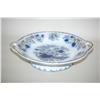 Image 1 : 19TH CENT. FLOW BLUE COMPOTE - 10 1/2" FLOW BLUE AVA PATTERN