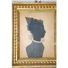 Image 2 : 19TH CENT. CUT PAPER & WATERCOLOR SILHOUETTE-CUT PAPER SILHO