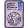 Image 1 : 2021-(S) Type 1 $1 American Silver Eagle Coin NGC MS69 First Day of Issue Emergency