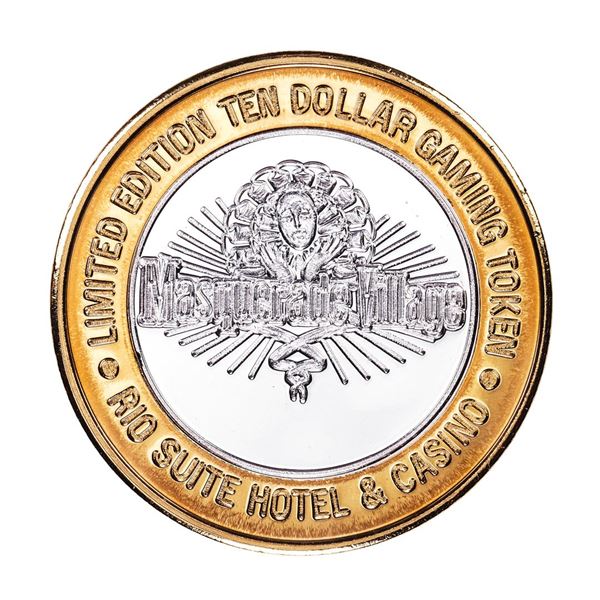 .999 Silver Rio Suite Hotel & Casino Las Vegas $10 Limited Edition Gaming Token
