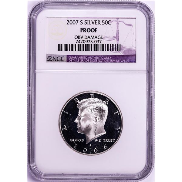 2007-S Silver Proof Kennedy Half Dollar Coin NGC Proof