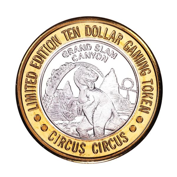 .999 Silver Circus Circus Hotel & Casino $10 Limited Edition Casino Gaming Token