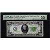 Image 1 : 1928B $20 Federal Reserve Note Kansas City Fr.2052-J PMG Choice About Unc. 55EPQ LGS