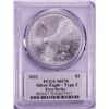 Image 2 : 2021 Type 2 $1 American Silver Eagle Coin PCGS MS70 First Strike Damstra Signature