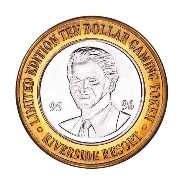 .999 Silver Riverside Resort Casino Laughlin, NV $10 Limited Edition Gaming Token