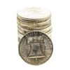 Image 2 : Roll of (20) Brilliant Uncirculated 1958-D Franklin Half Dollar Coins