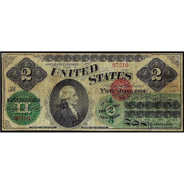 1862 $2 Legal Tender Note