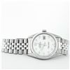 Image 4 : Rolex Men's Stainless Steel Mother Of Pearl Diamond Datejust Wristwatch