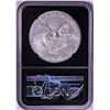 Image 2 : 2020-W $1 Burnished American Silver Eagle Coin NGC MS70 Mercanti Signature