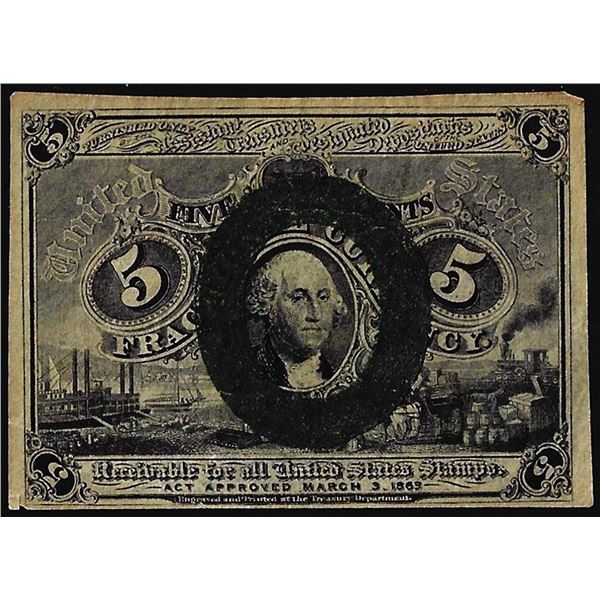March 3, 1863 Second Issue Five Cents Fractional Currency Note