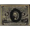 Image 1 : March 3, 1863 Second Issue Five Cents Fractional Currency Note