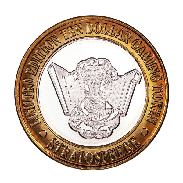 .999 Silver Stratosphere Las Vegas, Nevada $10 Casino Limited Edition Gaming Token