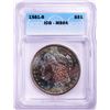 Image 1 : 1881-S $1 Morgan Silver Dollar Coin ICG MS64 Amazing Toning
