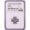 Image 1 : 1548 KB Hungary Denar 'Madonna and Child' Coin NGC AU50