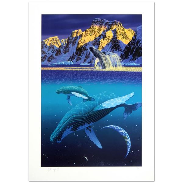 William Schimmel "The Humpback'S World" Limited Edition Serigraph On Paper