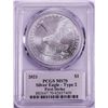 Image 2 : 2021 Type 2 $1 American Silver Eagle Coin PCGS MS70 First Strike Damstra Signature