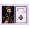 Image 1 : 1035-87 William The Conqueror Normandy Rouen Denier Coin NGC VF30 w/ Story Box