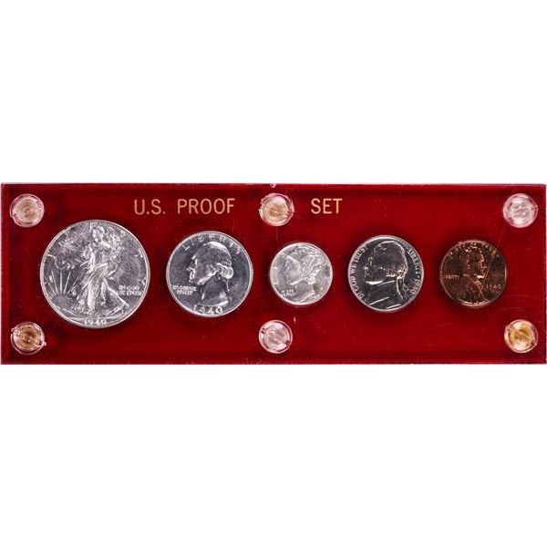 1940 (5) Coin Proof Set