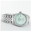 Image 5 : Rolex Mens Stainless Steel Ice Blue Diamond Oyster Perpetual Datejust Wristwatch