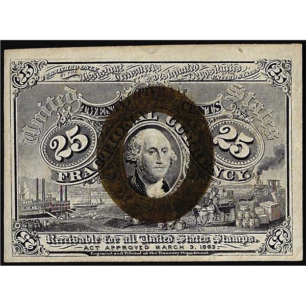 March 3, 1863 Second Issue Twenty Five Cents Fractional Currency Note
