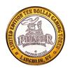 Image 1 : .999 Silver Pioneer Hotel & Gambling Hall $10 Casino Limited Edition Gaming Token