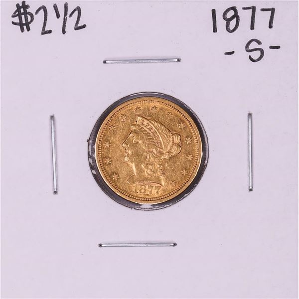 1877-S $2 1/2 Liberty Head Quarter Eagle Gold Coin
