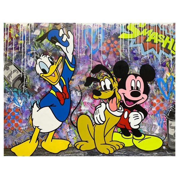 Jozza Original "Cool Day" Original Mixed Media On Canvas