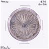 Image 1 : 1879 GoSM Mexico 8 Reales Cap & Rays Silver Coin