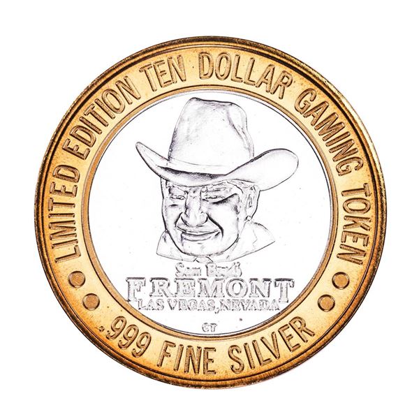 .999 Silver Sam Boyd's Fremont Las Vegas $10 Casino Limited Edition Gaming Token