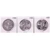 Image 1 : Lot of (3) 1988 $1 American Silver Eagle Coins