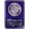 Image 2 : 2021 Type 1 $1 American Silver Eagle Coin NGC MS69 Blue Core Biden Label