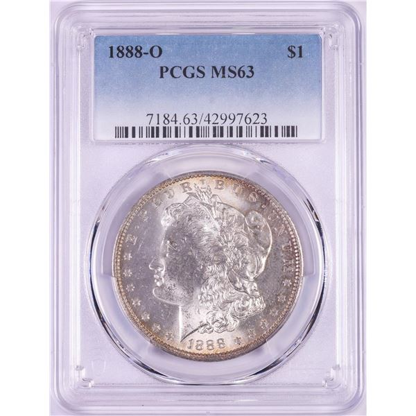 1888-O $1 Morgan Silver Dollar Coin PCGS MS63