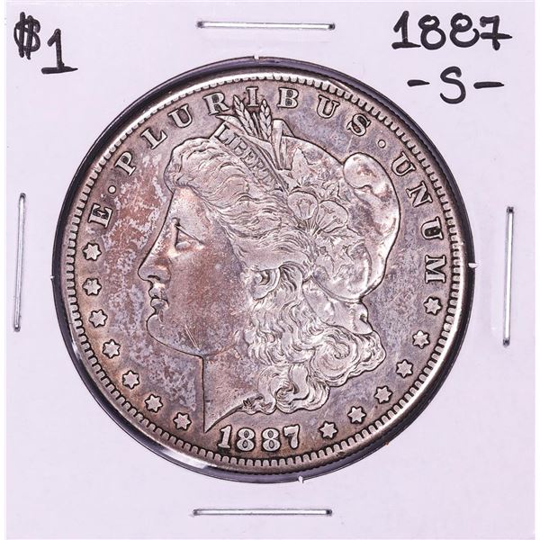 1887-S $1 Morgan Silver Dollar Coin