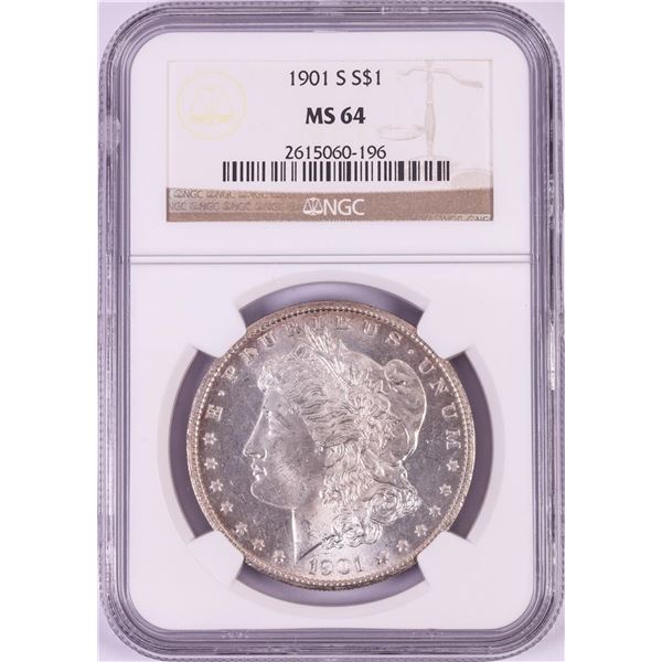 1901-S $1 Morgan Silver Dollar Coin NGC MS64