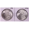 Image 1 : Lot of (2) 1896 $1 Morgan Silver Dollar Coins