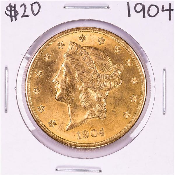 1904 $20 Liberty Head Double Eagle Gold Coin