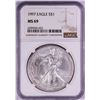Image 1 : 1997 $1 American Silver Eagle Coin NGC MS69