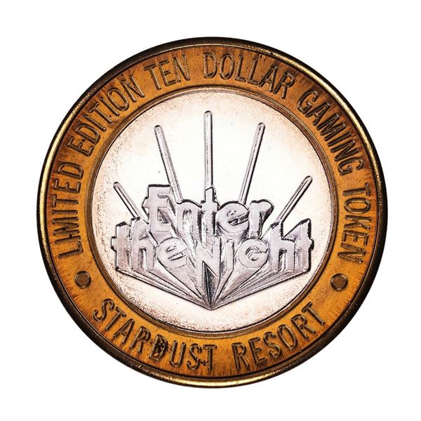 .999 Silver Stardust Resort Las Vegas, Nevada $10 Casino Limited Edition Gaming Token