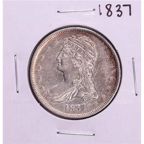 1837 Reeded Edge Capped Bust Half Dollar Coin