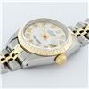 Image 7 : Rolex Ladies Two Tone Mother Of Pearl Diamond Datejust Wristwatch