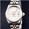 Image 1 : Rolex Ladies Two Tone White Index Datejust Wristwatch