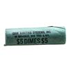 Image 3 : Original Bank Roll of (50) Brilliant Uncirculated 1960 Roosevelt Dime Coins